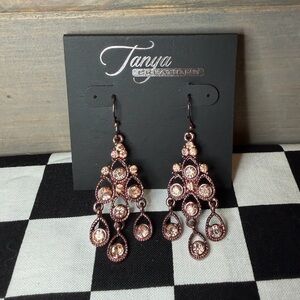 Rhinestone Chandelier Earrings